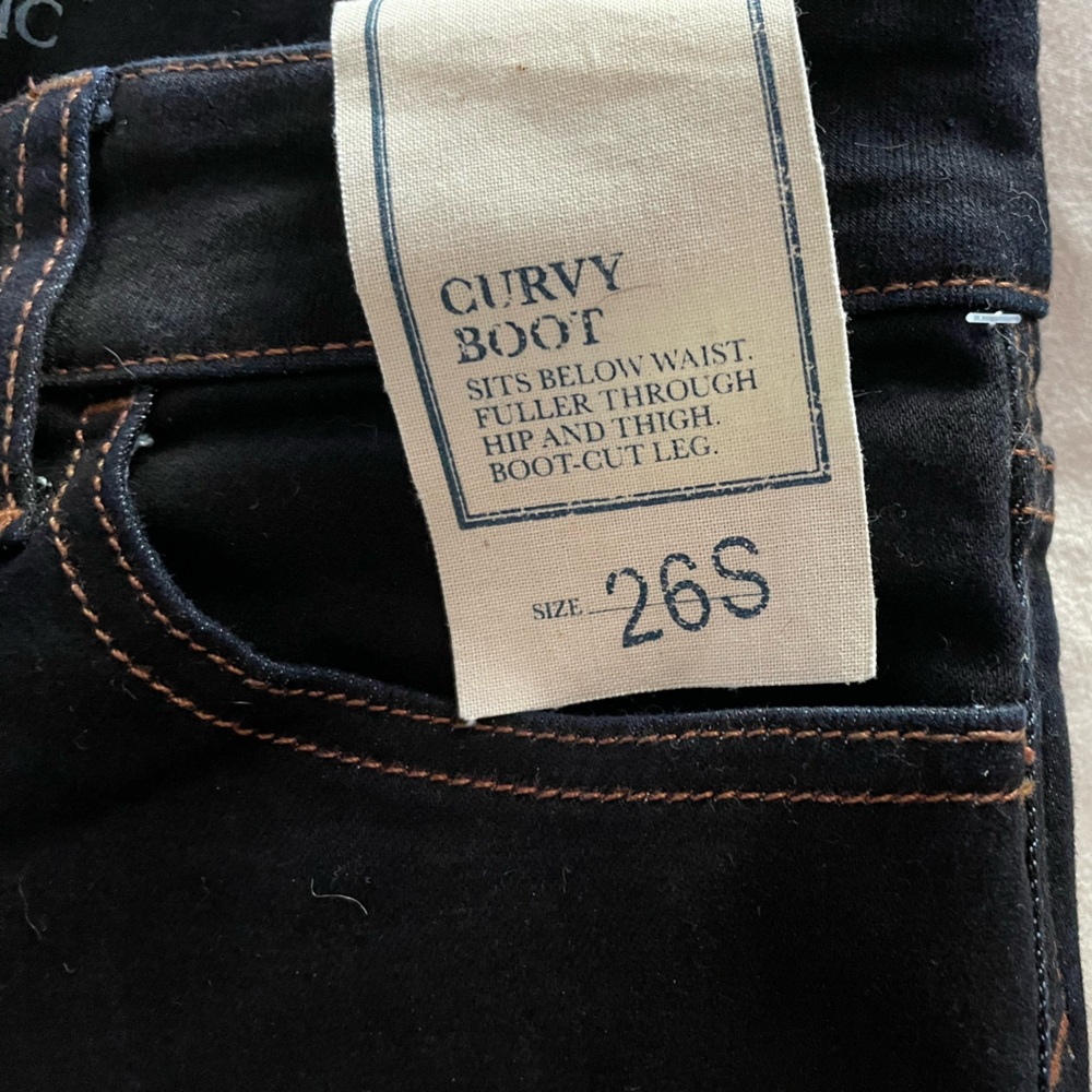NWT Banana Republic Curvy Boot jeans, 26 short - Picture 5 of 8